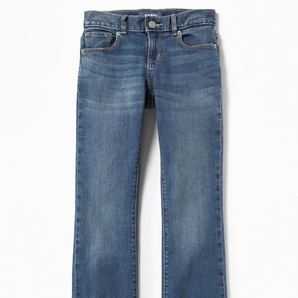 Old Navy Medium-Wash Boot-Cut Jeans for Girls - Picture 3 of 6